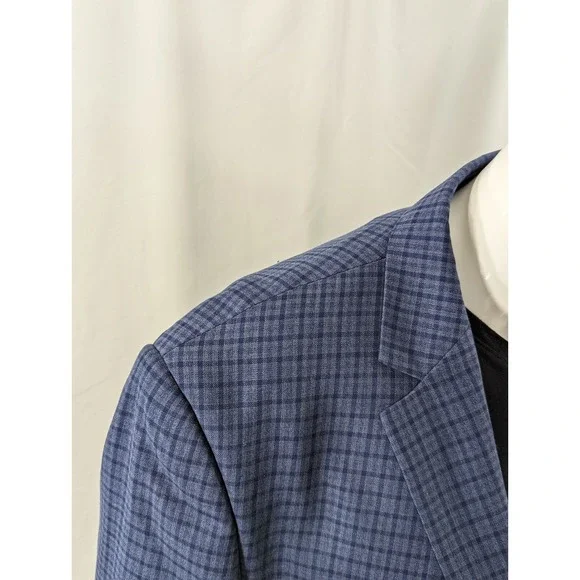 Pronto‎ Uomo PlatinumBlazer Sport Coat Two Button Wool Suit Jacket 48R Wool
